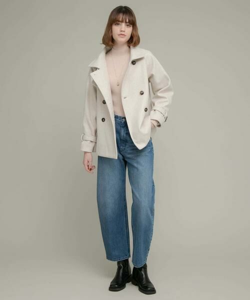 Sonny Label / サニーレーベル その他アウター | メルトンジャージースタンドカラーコート | 詳細25