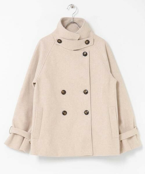 Sonny Label / サニーレーベル その他アウター | メルトンジャージースタンドカラーコート | 詳細27