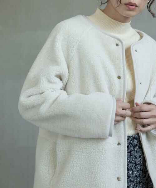 Sonny Label / サニーレーベル その他アウター | リバーシブルボア撥水キルティングコート | 詳細6