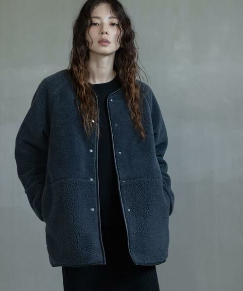 Sonny Label / サニーレーベル その他アウター | リバーシブルボア撥水キルティングコート | 詳細13