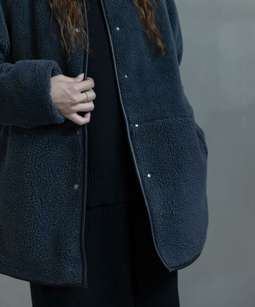 Sonny Label / サニーレーベル その他アウター | リバーシブルボア撥水キルティングコート | 詳細16