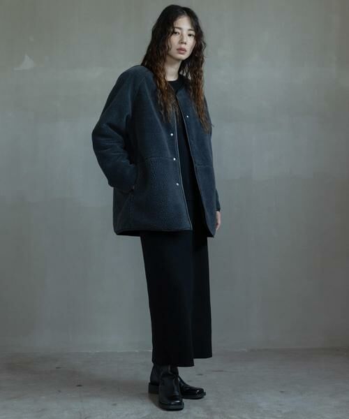 Sonny Label / サニーレーベル その他アウター | リバーシブルボア撥水キルティングコート | 詳細17