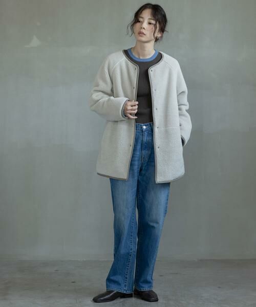 Sonny Label / サニーレーベル その他アウター | リバーシブルボア撥水キルティングコート | 詳細26