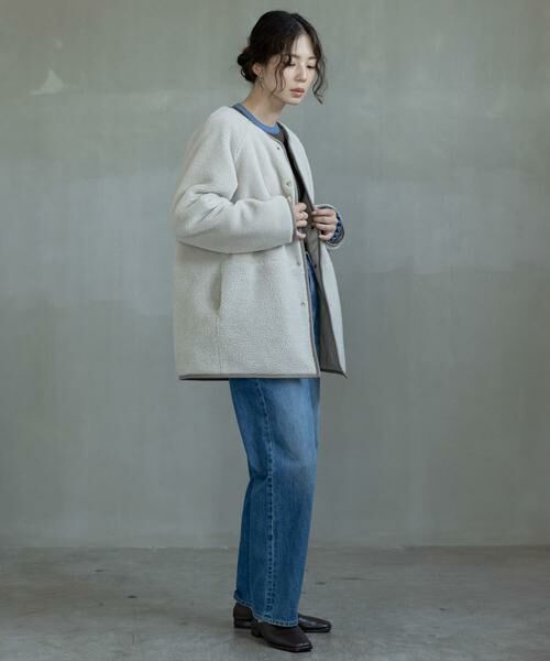 Sonny Label / サニーレーベル その他アウター | リバーシブルボア撥水キルティングコート | 詳細27