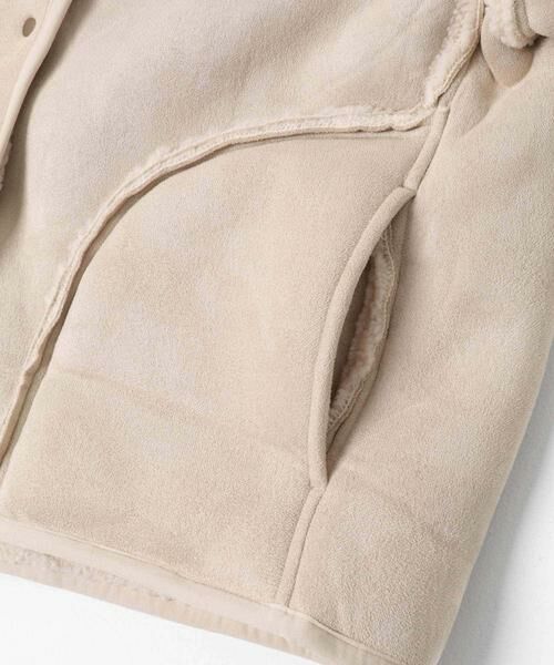 Sonny Label / サニーレーベル その他アウター | ムートンリバーシブルフーディーコート | 詳細24