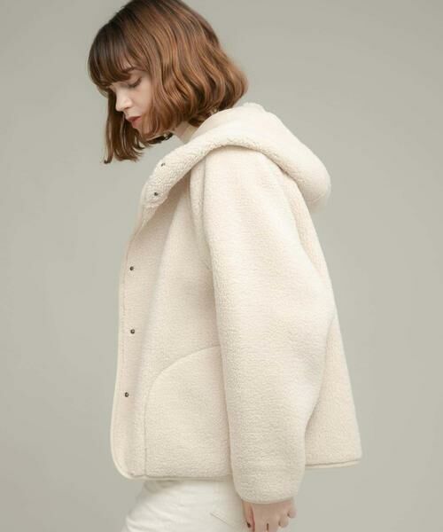 Sonny Label / サニーレーベル その他アウター | ムートンリバーシブルフーディーコート | 詳細19