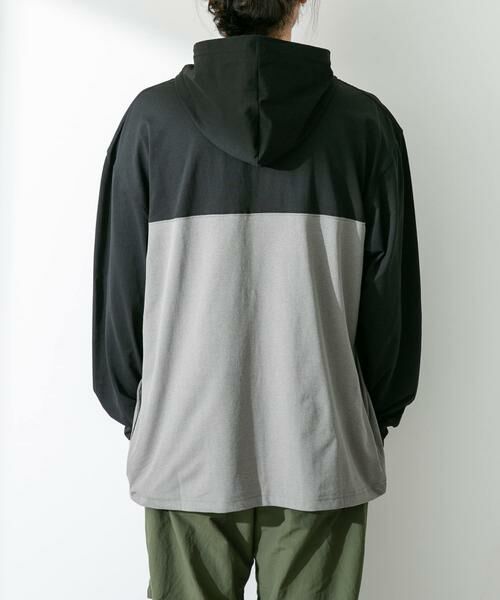 Sonny Label / サニーレーベル パーカー | 『吸収速乾/UVカット機能』REEF　バイカラーラッシュフーディ | 詳細3