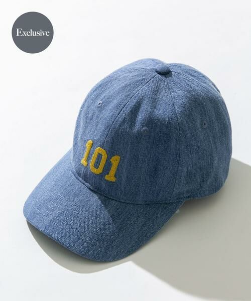 Sonny Label/サニーレーベル 『別注』Lee101×Sonny Label 刺繍デニムキャップUSED ライトインディゴブル one Sonny Label/サニーレーベル 『別注』Lee101×Sonny Label 刺繍デニムキャップUSED ライトインディゴブル one