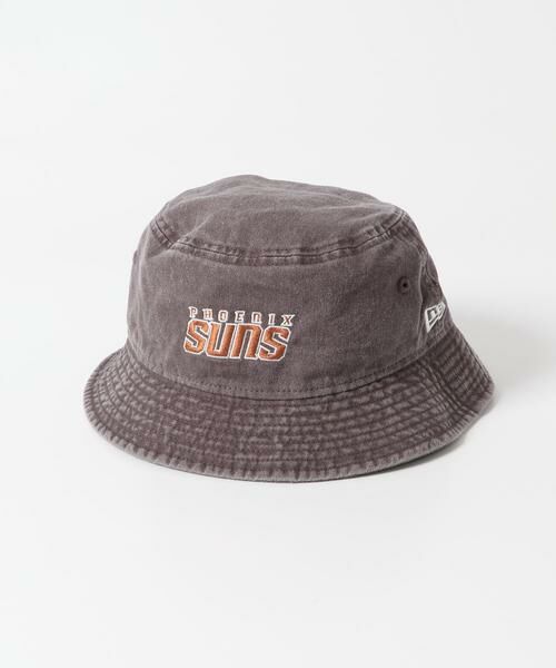 Sonny Label/サニーレーベル New Era BUCKET01 NBA ACID WASH BR ブラウン ML Sonny Label/サニーレーベル New Era BUCKET01 NBA ACID WASH BR ブラウン ML