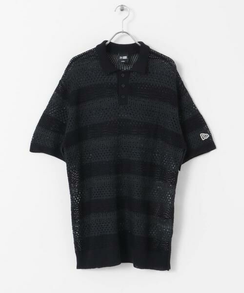 Sonny Label/サニーレーベル NEW ERA GOLF SHORT-SLEEVE MESH POLO ブラック M Sonny Label/サニーレーベル NEW ERA GOLF SHORT-SLEEVE MESH POLO ブラック M