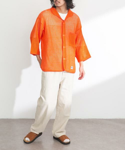 Sonny Label / サニーレーベル シャツ・ブラウス | ARMY TWILL　Cotton Mesh Shirts | 詳細3