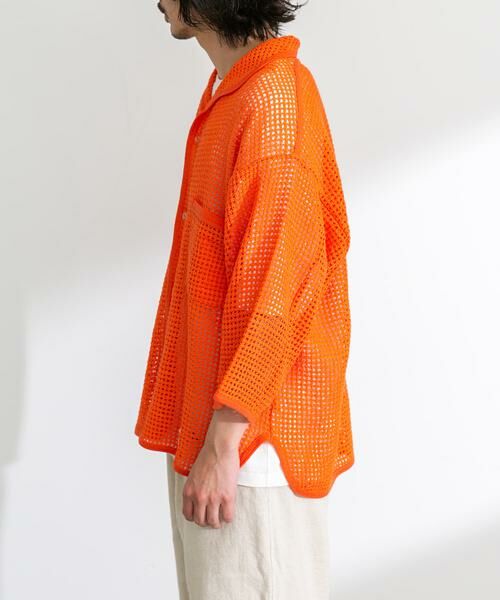 Sonny Label / サニーレーベル シャツ・ブラウス | ARMY TWILL　Cotton Mesh Shirts | 詳細6