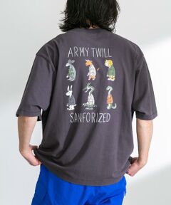 Sonny Label / サニーレーベル Tシャツ | 『別注』ARMY TWILL×Sonny Label　Print T-shirts
