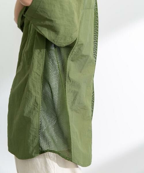 Sonny Label / サニーレーベル シャツ・ブラウス | ARMY TWILL　Nylon OX Mesh H/S Shirts | 詳細13