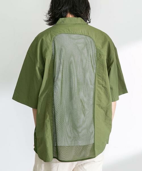 Sonny Label / サニーレーベル シャツ・ブラウス | ARMY TWILL　Nylon OX Mesh H/S Shirts | 詳細5