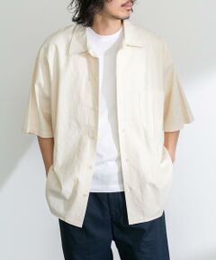 Sonny Label / サニーレーベル シャツ・ブラウス | ARMY TWILL　Cotton Linen Slab Shirts