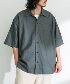 Sonny Label / サニーレーベル シャツ・ブラウス | ARMY TWILL　Cotton Linen Slab Shirts