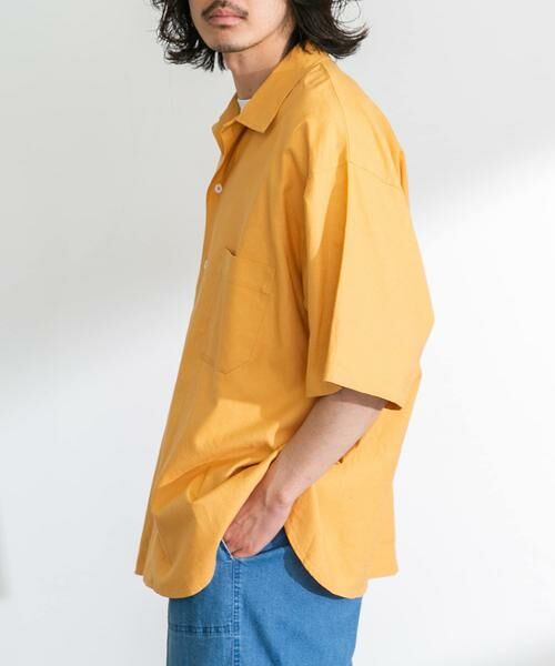 Sonny Label / サニーレーベル シャツ・ブラウス | ARMY TWILL　Cotton Linen Slab Shirts | 詳細1
