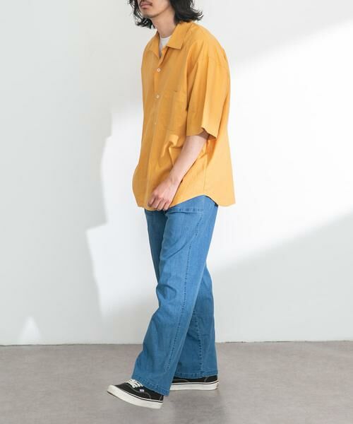 Sonny Label / サニーレーベル シャツ・ブラウス | ARMY TWILL　Cotton Linen Slab Shirts | 詳細4
