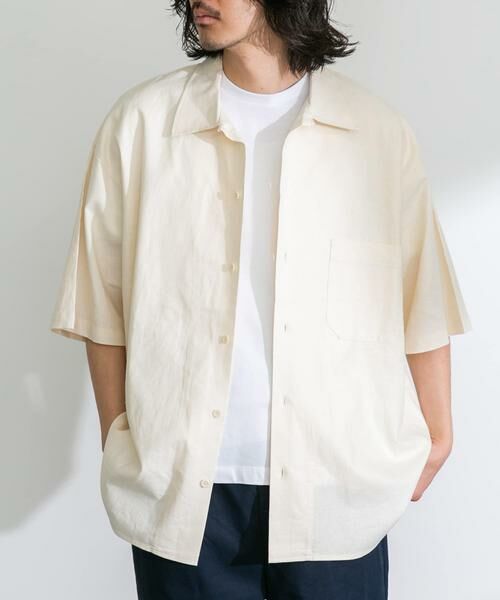 Sonny Label / サニーレーベル シャツ・ブラウス | ARMY TWILL　Cotton Linen Slab Shirts | 詳細16
