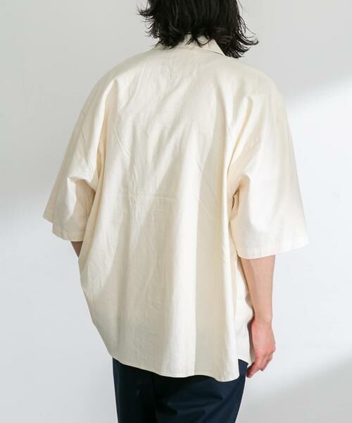 Sonny Label / サニーレーベル シャツ・ブラウス | ARMY TWILL　Cotton Linen Slab Shirts | 詳細17