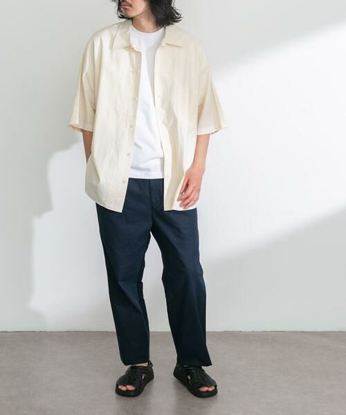 Sonny Label / サニーレーベル シャツ・ブラウス | ARMY TWILL　Cotton Linen Slab Shirts | 詳細18