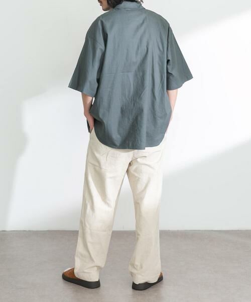 Sonny Label / サニーレーベル シャツ・ブラウス | ARMY TWILL　Cotton Linen Slab Shirts | 詳細26