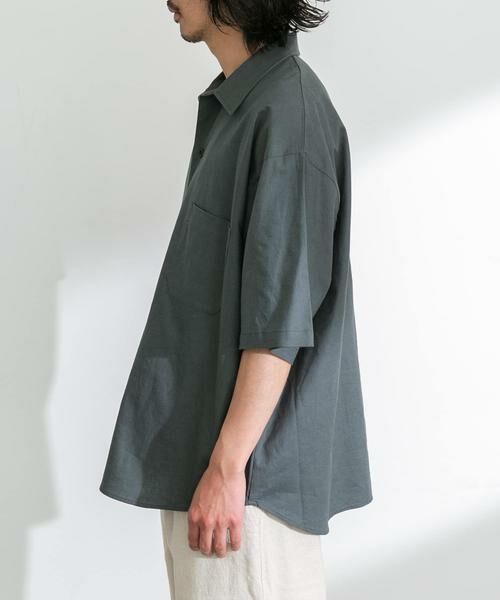 Sonny Label / サニーレーベル シャツ・ブラウス | ARMY TWILL　Cotton Linen Slab Shirts | 詳細28