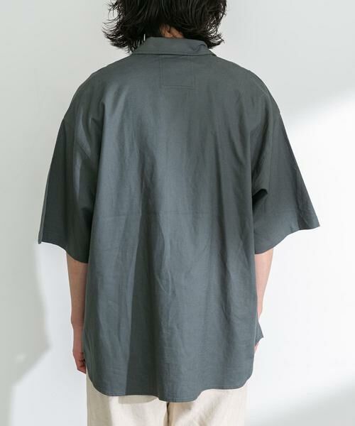 Sonny Label / サニーレーベル シャツ・ブラウス | ARMY TWILL　Cotton Linen Slab Shirts | 詳細29