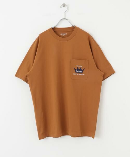 Sonny Label/サニーレーベル carhartt SHORT-SLEEVE CROWN POCKET T-SHIRTS オレンジ系その他 M Sonny Label/サニーレーベル carhartt SHORT-SLEEVE CROWN POCKET T-SHIRTS オレンジ系その他 M