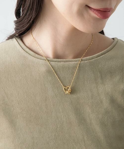 Sonny Label/サニーレーベル Lapuis Line Coil Heart Necklace B ゴールド one Sonny Label/サニーレーベル Lapuis Line Coil Heart Necklace B ゴールド one