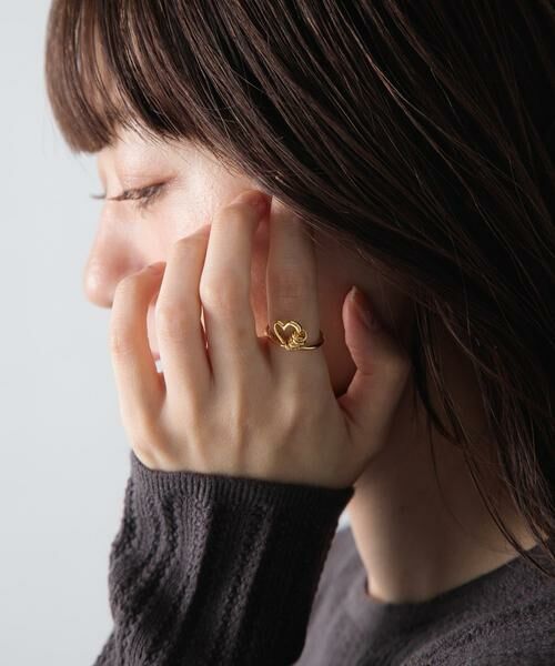 Sonny Label/サニーレーベル Lapuis Line Coil Heart リング ゴールド one Sonny Label/サニーレーベル Lapuis Line Coil Heart リング ゴールド one