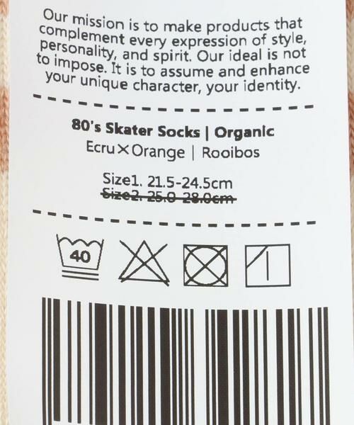 Sonny Label / サニーレーベル ソックス | decka　80s スケーターソックス | 詳細4