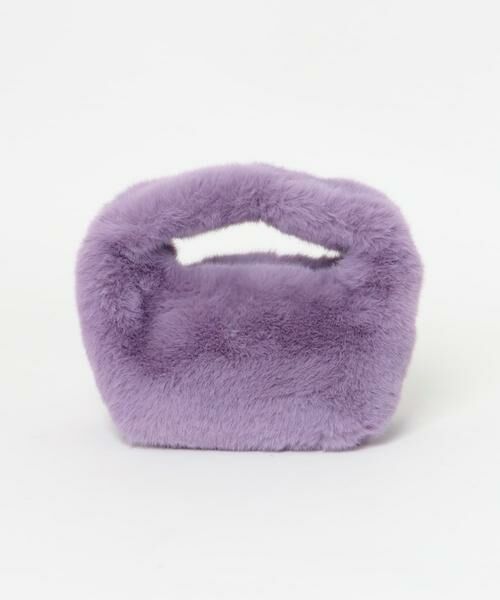 Sonny Label/サニーレーベル LE VERNIS フェイクファーマイクロバッグ パープル one