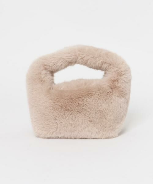 Sonny Label / サニーレーベル ハンドバッグ | LE VERNIS　フェイクファーマイクロバッグ | 詳細12