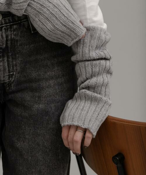 Sonny Label / サニーレーベル 手袋 | William Brunton Hand Knits　リブアームウォーマー | 詳細8