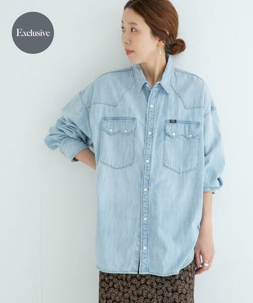 Sonny Label/サニーレーベル 『別注』Lee101×Sonny Label SHIRTS ライトインディゴブル M Sonny Label/サニーレーベル 『別注』Lee101×Sonny Label SHIRTS ライトインディゴブル M