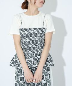 Sonny Label / サニーレーベル キャミソール・チューブトップ | sara mallika　コットンポプリンプリントキャミ