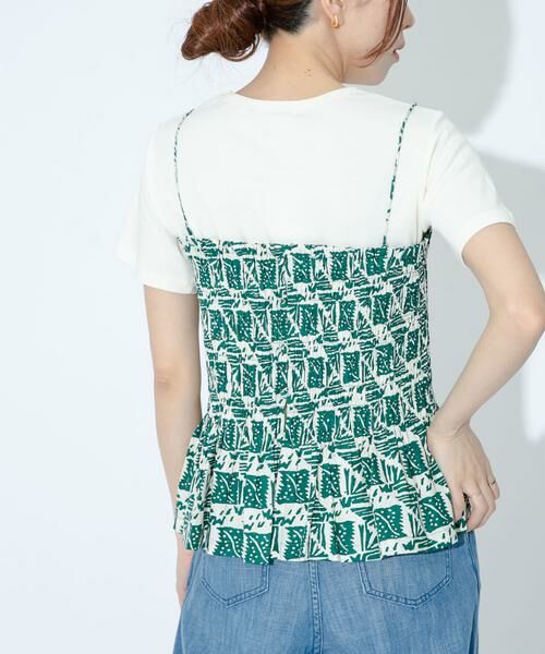 Sonny Label / サニーレーベル キャミソール・チューブトップ | sara mallika　コットンポプリンプリントキャミ | 詳細3