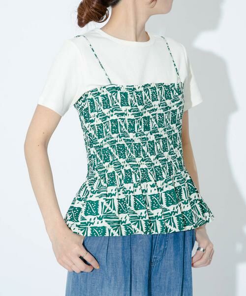 Sonny Label / サニーレーベル キャミソール・チューブトップ | sara mallika　コットンポプリンプリントキャミ | 詳細4