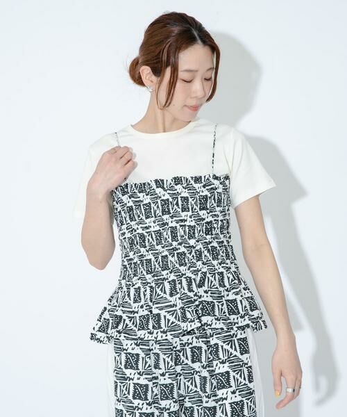 Sonny Label / サニーレーベル キャミソール・チューブトップ | sara mallika　コットンポプリンプリントキャミ | 詳細16