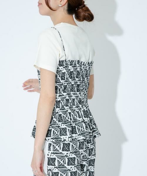 Sonny Label / サニーレーベル キャミソール・チューブトップ | sara mallika　コットンポプリンプリントキャミ | 詳細17