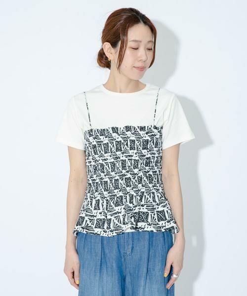 Sonny Label / サニーレーベル キャミソール・チューブトップ | sara mallika　コットンポプリンプリントキャミ | 詳細24