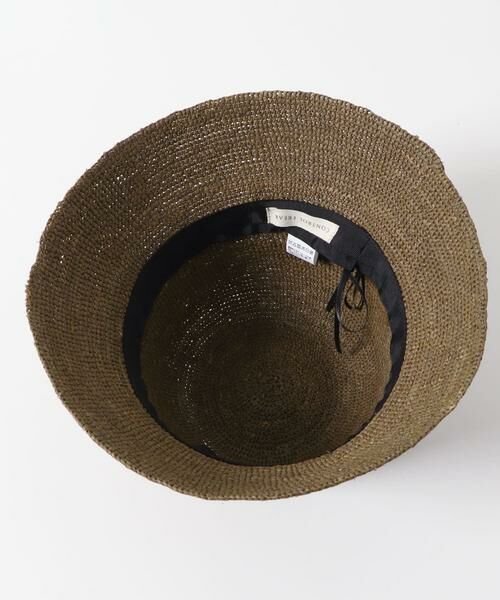 Sonny Label / サニーレーベル ハット | CONTROL FREAK　ラフィアバケットハット | 詳細3