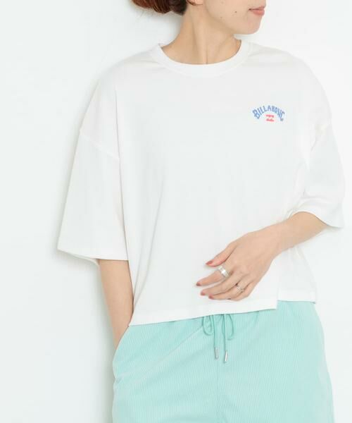 Sonny Label / サニーレーベル Tシャツ | BILLABONG　スプレーアーチルーズクロップドリブTシャツ | 詳細2