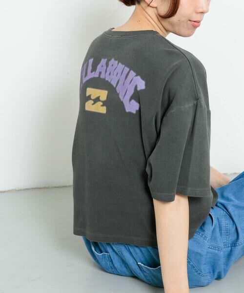 Sonny Label / サニーレーベル Tシャツ | BILLABONG　スプレーアーチルーズクロップドリブTシャツ | 詳細12