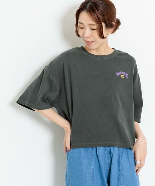 Sonny Label / サニーレーベル Tシャツ | BILLABONG　スプレーアーチルーズクロップドリブTシャツ | 詳細14