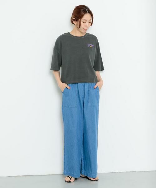 Sonny Label / サニーレーベル Tシャツ | BILLABONG　スプレーアーチルーズクロップドリブTシャツ | 詳細16