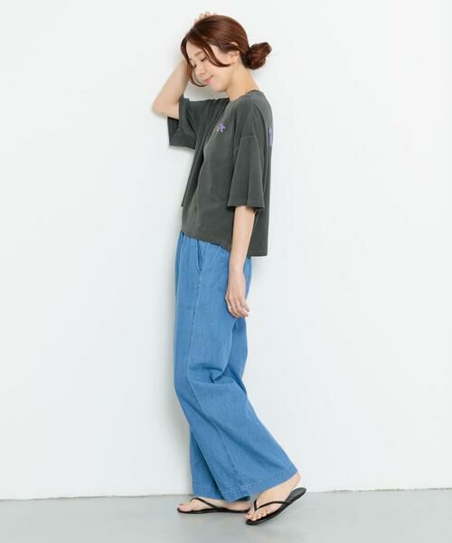 Sonny Label / サニーレーベル Tシャツ | BILLABONG　スプレーアーチルーズクロップドリブTシャツ | 詳細17