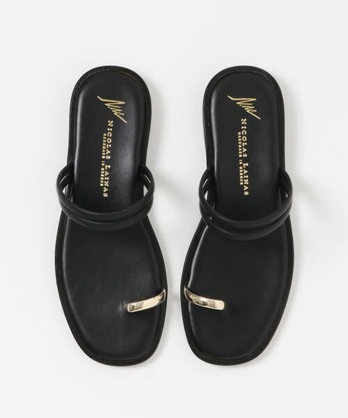 Sonny Label / サニーレーベル サンダル | NICOLAS LAINAS　メタルサムリングダブルストラップサンダル | 詳細4